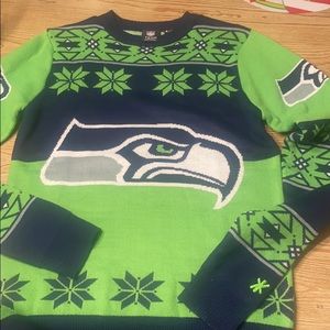 New without tags Seattle Seahawks holiday sweater